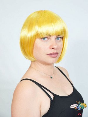 парик Каре, желтый