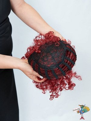 парик Дана кудри, бордо (39#)