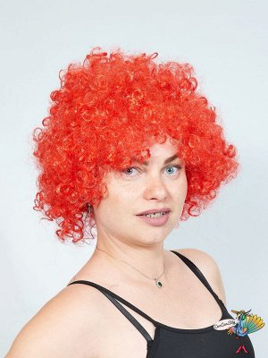 Sweetie Парик Афро кудри, красный, искусственный волос