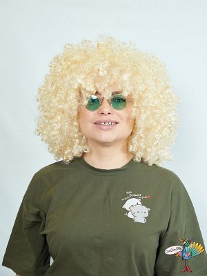 парик Африканские кудри золото, искусственный волос