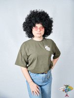 парик Африканские кудри черный, искусственный волос