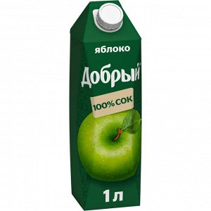 Добрый 1л (1/12) 1 Сок Яблочный