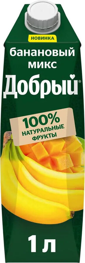 Добрый 1л (1/12) Банан Микс