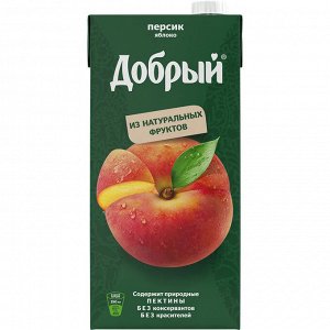 Добрый 2л (1/6) Напиток Яблоко Персик