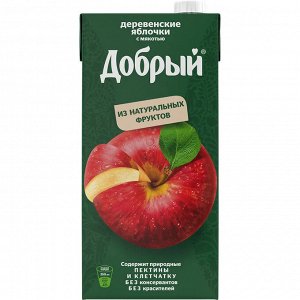 Добрый 2л (1/6) Нектар Деревенские Яблочки