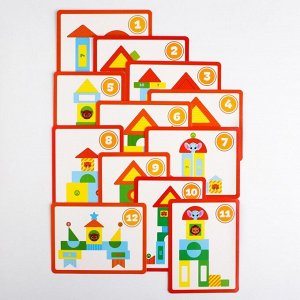 Детский развивающий игровой набор «Маленький строитель, Транспорт», EVA+карточки, виды МИКС