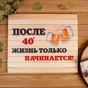 Сидушка "После 40 ." 32х39см