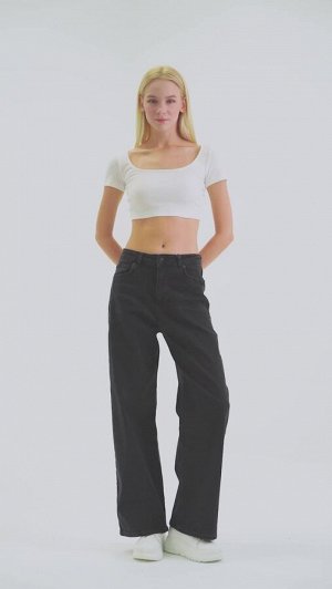Джинсы батал флис It's Basic 2585 1W3