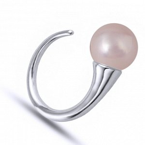 Кольцо кольцоРазмер:кольцо(вставки:жемчуг,розовый,покрытие:родирование)