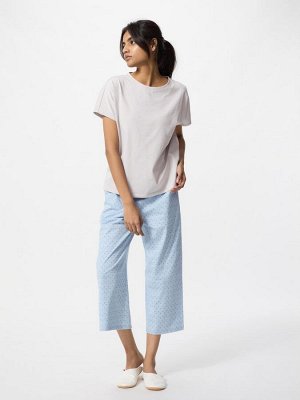 UNIQLO AIRism - домашний комплект из хлопка с коротким рукавом - 69 NAVY