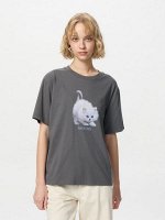 UNIQLO - CAT PHOTOGRAPH UT / Relax Fit – футболка с фотопринтами котов