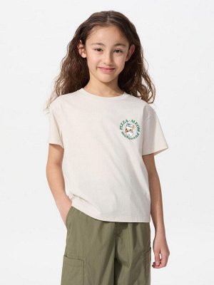 UNIQLO - UT Mofusand хлопковая футболка -  UNIQLO - UT Mofusand хлопковая футболка -