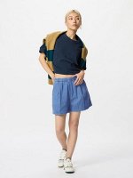 UNIQLO - легкие джинсовые шорты из хлопка - 65 BLUE