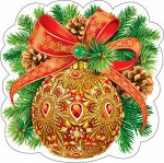 Украшение на скотче &quot;Новогодний шар&quot;