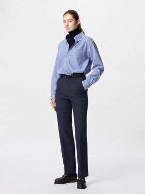 UNIQLO — эластичные брюки со стрелками - 69 NAVY