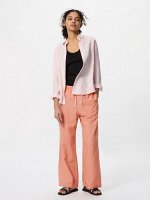 UNIQLO - легкие брюки из смесового льна - 21 LIGHTORANGE
