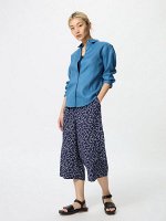 UNIQLO - легкие короткие штаны с дизайном - 69 NAVY