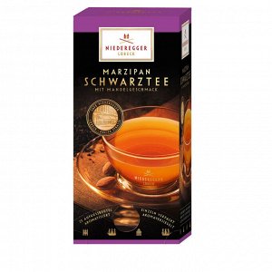 Черный чай со вкусом марципана Niederegger, 43,75 г