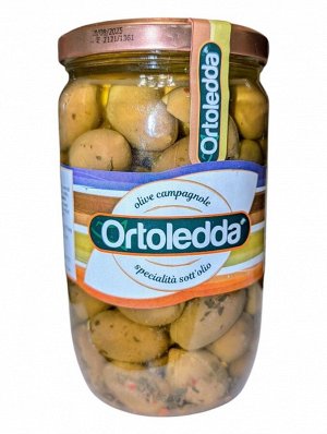 Оливки зелёные крупные Ortoledda