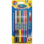 Фломастеры двусторонние &quot;Bi-Color&quot; 12цв., 6шт., двуцветные, картон. уп., европодвес