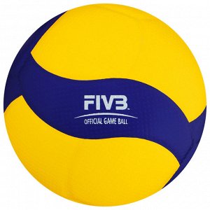 Волейбольный мяч Mikasa V200W, клееный, 18 панелей, р. 5, microfiber PU