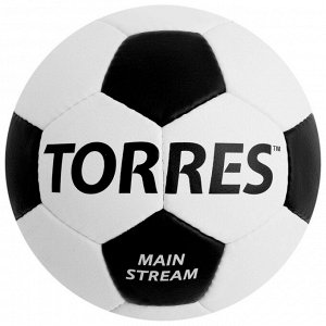Футбольный мяч TORRES MAIN STREAM, F30184, ручная сшивка, 32 панели, р. 4, PU