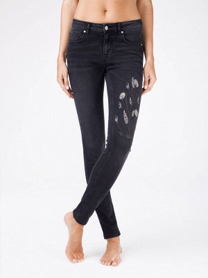 Conte Моделирующие джинсы из премиального денима с вышивкой CON-100 CON-100