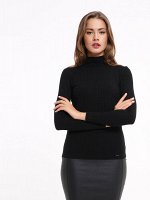 CONTE ELEGANT CONTE Классическая водолазка в рубчик 822 18С-509ТСП