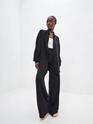 Fashion. Love. Story. Стильная черная рубашка оверсайз NEW