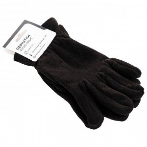 Перчатки флисовые ONLYTOP, чёрные