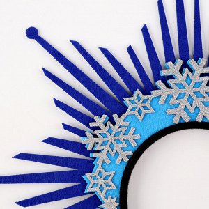 Ободок новогодний карнавальный «Сказочная зима»