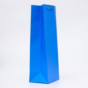 Пакет подарочный под бутылку «Мускари», 13x36x10 см