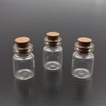 Бутылочка для декорирования 22х15 мм стеклянная. Цена за 1 шт.