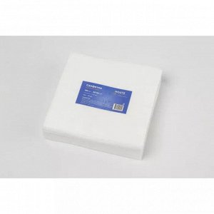 Салфетка 20*20 пачка White line белый №100