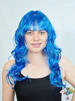 парик Кокетка синий, искусственный волос