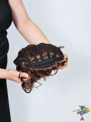 парик Мия кудри, коричневый