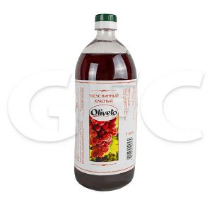 Уксус винный OLIVETO красный 6% 1/1л 1/12