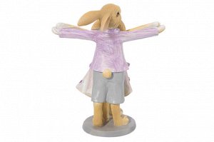 Декоративная фигурка "Танцующие кролики" 12x8x14 см