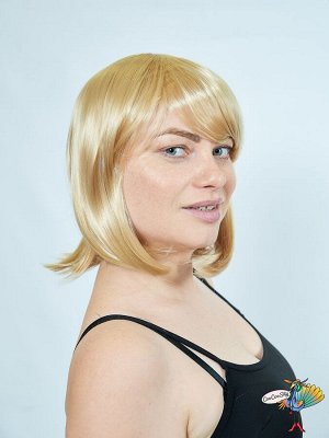 парик Шик, каре, светлое золото, искусственный волос