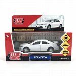 Машина металл. инерц.&quot;Технопарк&quot; Toyota Camry , 12 см., откр. двери, белый,кор.