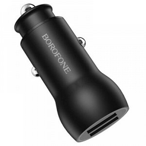 Автомобильное зарядное устройство BOROFONE BZ9 Wise route, 2xUSB, 3.1A