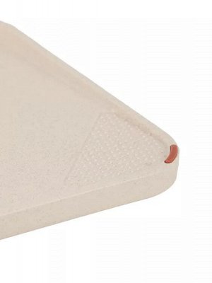 Доска разделочная антискользящая, с теркой для чеснока 28,5x23,5х1,7см