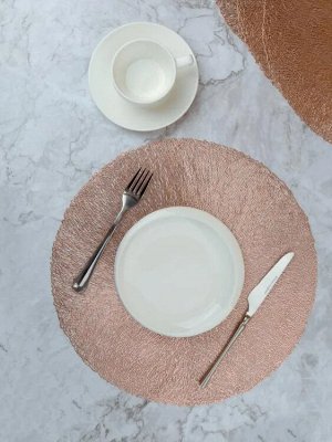 Салфетка сервировочная "Lace" 38см, цв.медь