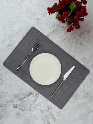 Салфетка сервировочная "Soft" 28,5х43,5см, цв.темно-серый