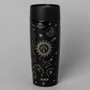 Термокружка "SuperNova Black" 360мл, цв.черный