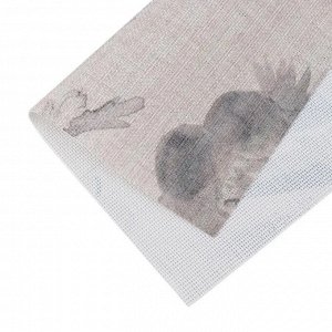 Салфетка сервировочная "Papavers" 30х45см, цв.серый