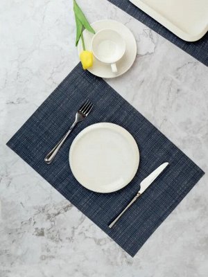Салфетка сервировочная "Linen Simple" 30х45см, цв.синий