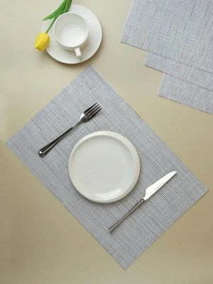 Салфетка сервировочная "Linen Simple" 30х45см, цв.серый
