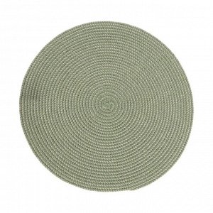 Салфетка сервировочная "Straw Round" 36см, цв.зеленый