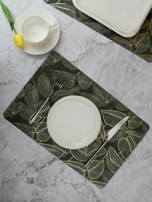 Салфетка сервировочная "Tropical Leaves" 28,5х43,5см, цв.зеленый